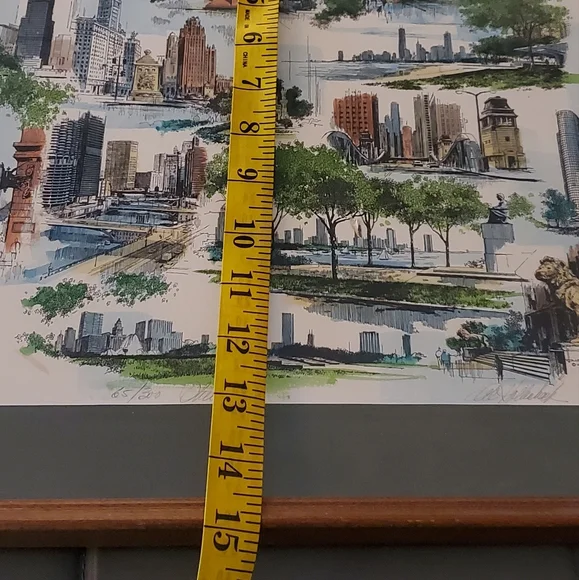 Hollenbeck Limited Edition FRAMED Print CHICAGO MONTAGE